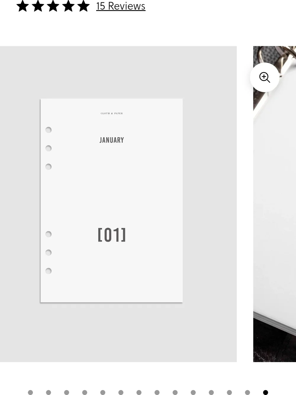 Personal Size Monthly OverLays
